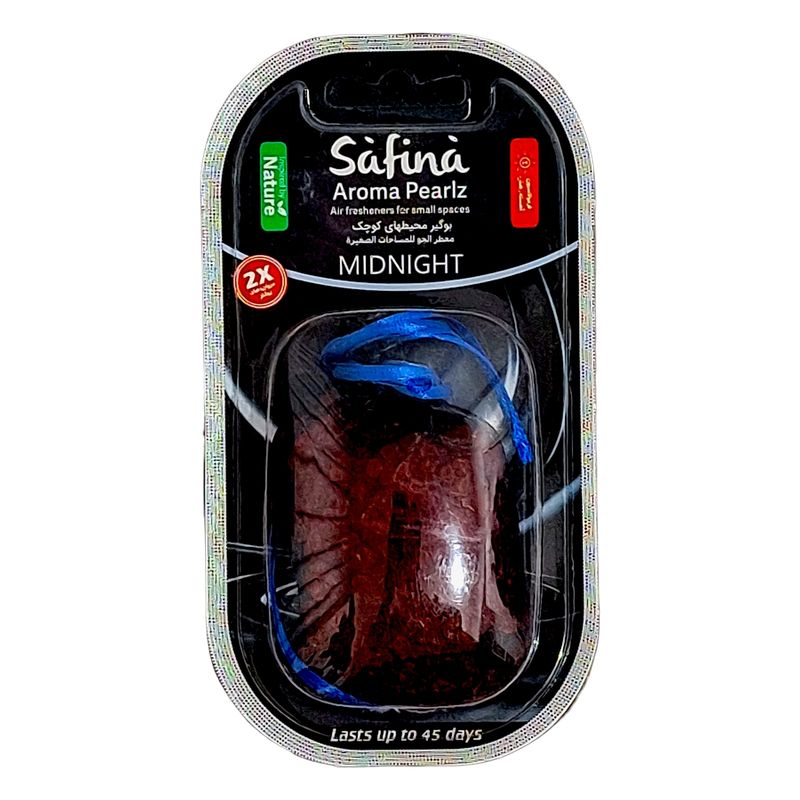 خوشبوکننده خودرو سفینه مدل یو آر جی با رایحه عطر میدنایت وزن 30 گرم
